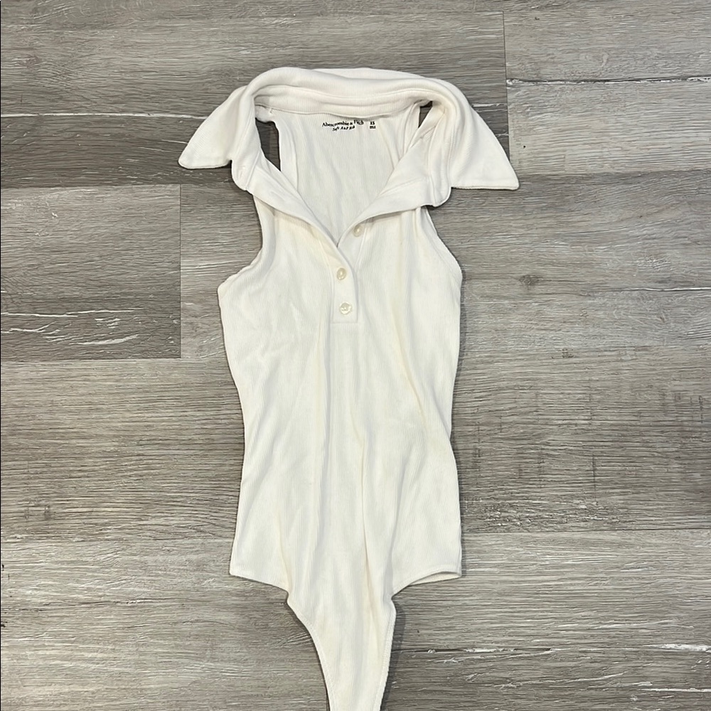 Abercrombie & Fitch Cream Bodysuit